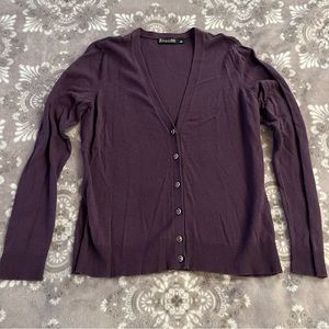 Purple New York & Company Cardigan